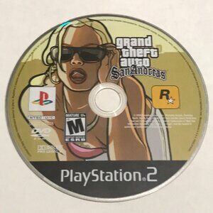 Grand Theft Auto GTA San Andreas (Sony PlayStation 2 2004) PS2 Tested Ships Fast